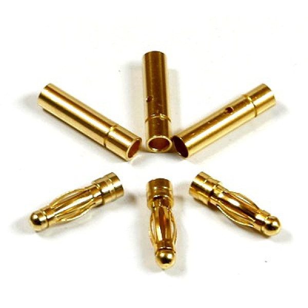Коннекторы HOBBYWING Banana Plug (бананы) 4,0мм